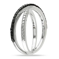 Julianna B Diamond Stackable Ring in Sterling Silver