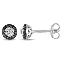 Julianna B 0.25CTW Diamond Stud Earrings in Sterling Silver