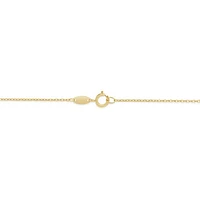 10K Yellow Gold "222" 17" Necklace