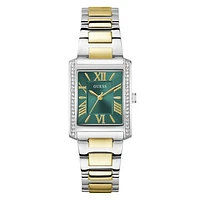 Guess Women's Two-Tone Crystal Bonnie Watch