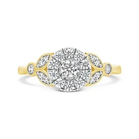 New Brilliance Lab Grown 0.50CTW Diamond Fashion Ring in 10K Yellow Gold