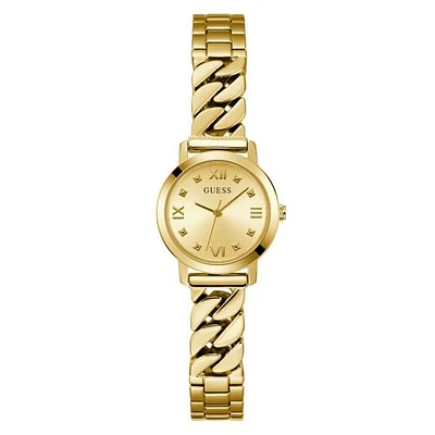 Guess Women's Gold Tone Chime Watch