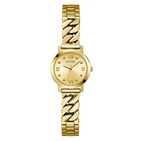 Guess Women's Gold Tone Chime Watch