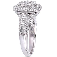 Julianna B 1.99CTW Diamond Halo Ring 10K White Gold