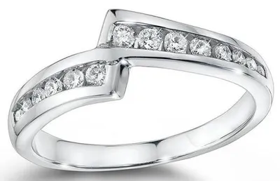 White Gold 0.25CTW Diamond Wedding Band