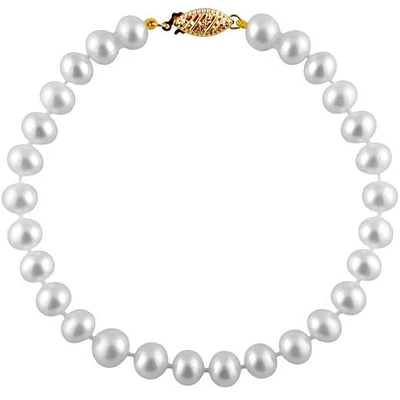 White Freshwater 6-6.5mm Pearl Bracelet