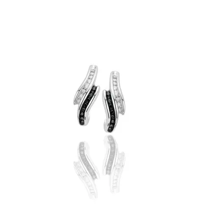 Midnight Diamond 0.23CTW Earrings