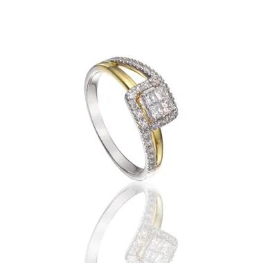 Quad Diamond Bridal Ring