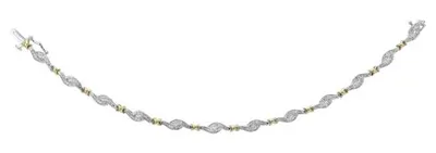 Two-Tone Diamond Bracelet