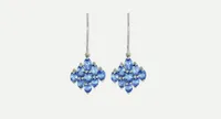 Sterling Silver Tanzanite Earrings