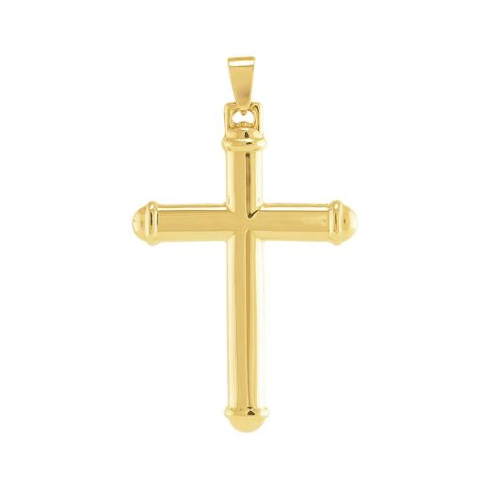 10K Yellow Gold Cross Pendant