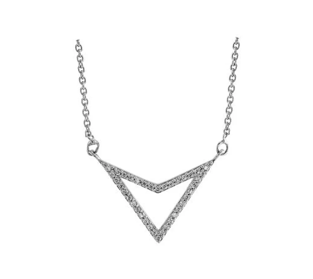 Sterling Silver Triangle Necklace