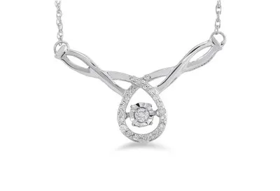Dancing Diamond 0.14CTW Necklace