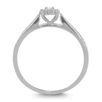 10K White Gold 0.15CTW Promise Ring