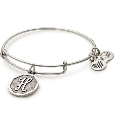 Alex and Ani Initial H Charm Bangle