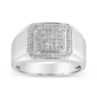 10K White Gold 0.23CTW Diamond Ring