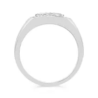 10K White Gold 0.23CTW Diamond Ring