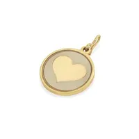 Alex and Ani Two-Tone Heart Charm