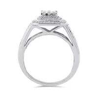 14K White Gold 0.50CTW Bridal Ring