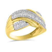 10K Yellow Gold 1.00CTW Diamond Band