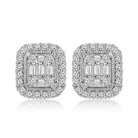 Times Square 14K White Gold 0.40CTW Earrings