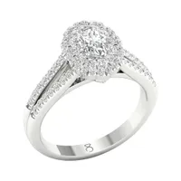 My Diamond Story 14K White Gold 1.00CTW Bridal Ring