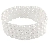 6-7mm Freshwater Pearl 4 Row Stretch Bracelet