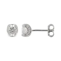 Glacier Fire 14K White Gold 0.40CTW Canadian Diamond Earrings