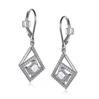 Elle "Promise" Cubic Zirconia Drop Earrings