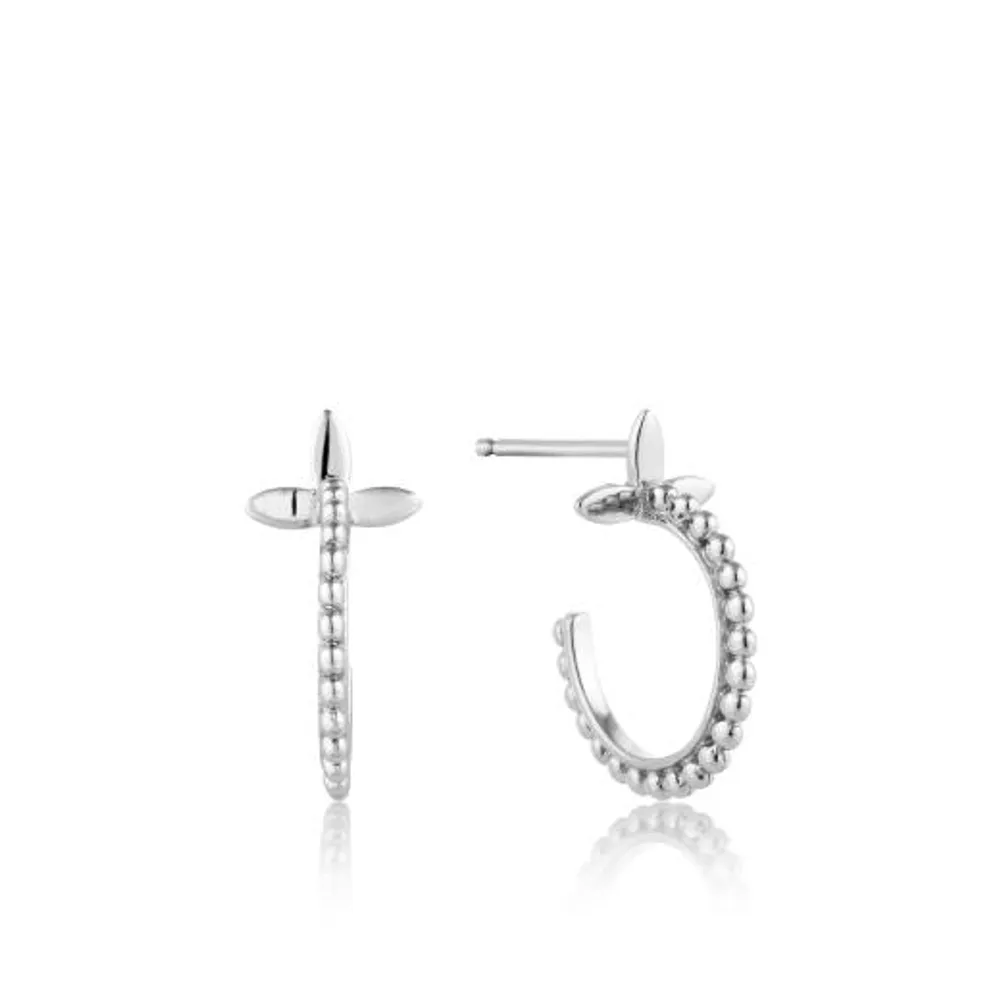 Ania Haie Modern Beaded Hoop Earrings