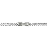 Julianna B Sterling Silver Cubic Zirconia Tennis Necklace