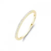 Les Bijoux 10K Yellow Gold 0.10CTW Diamond Band