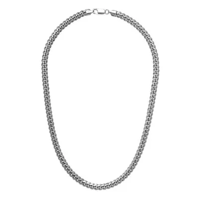 Sterling Silver 24"6.3mm Miami Cuban Chain