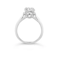 14K White Gold Lab Grown 2.00CT Diamond Solitaire Ring