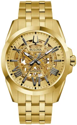 Bulova Men's Sutton Automatic Gold Tone Watch