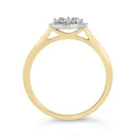 10K Yellow Gold 0.15CTW Diamond Promise Ring