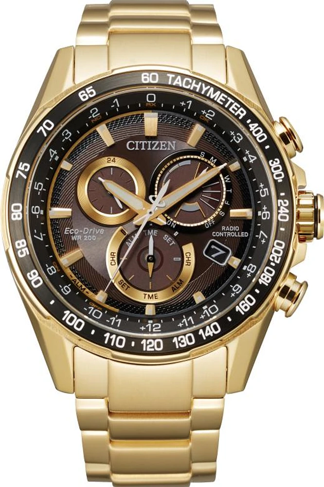 Citizen Men's Perpetual Chrono A-T Gold Tone Watch