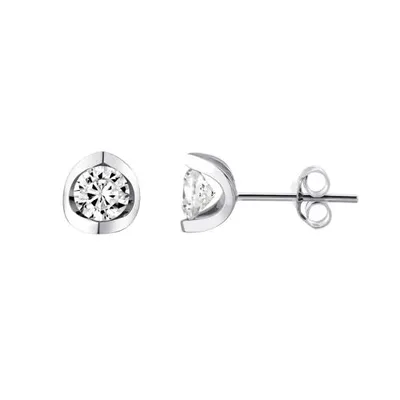 Glacier Fire 14KW 0.40CTW Diamond Stud Earrings