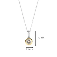 Ti Sento Cubic Zirconia Gold-Tone Necklace