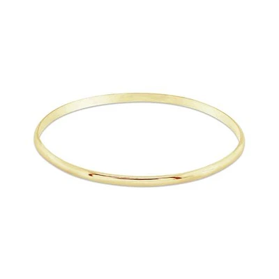 14K Yellow Gold Filled 65mm Polished Slip-On Bangle