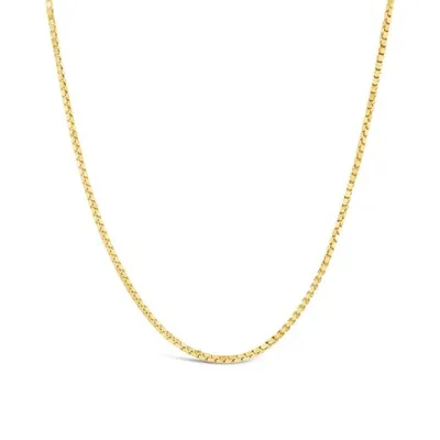 10K Gold 20" 0.9mm Box Chain