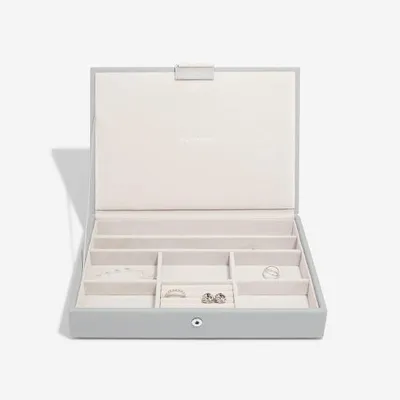 Pebble Grey Classic Jewellery Box Lid