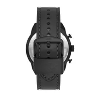 Fossil Men's Bronson Black Leather Watch