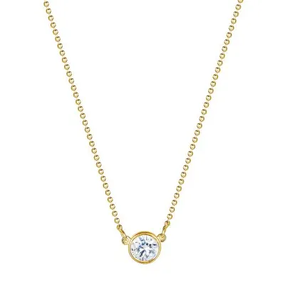 Reign Diamondlite Solitaire Bead Chain Necklace