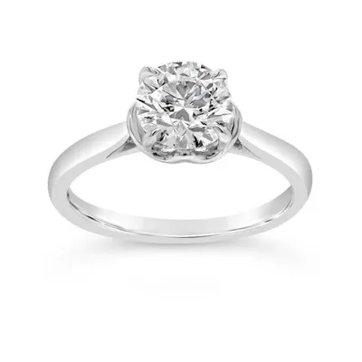 New Brilliance 14K White Gold Lab Grown 1.50CT Diamond Solitaire Ring