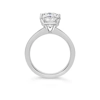 New Brilliance 14K White Gold Lab Grown 3.00CT Oval Diamond Solitaire Ring