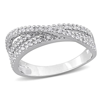 Julianna B Sterling Silver Cubic Zirconia Fashion Ring