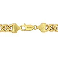 Julianna B 10K Yellow Gold 24" 8.8mm Curb Link Chain