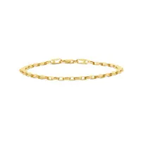 10K Yellow Gold 7.25" Open Rolex Link Bracelet