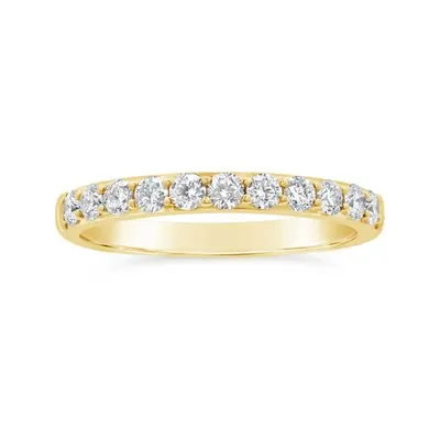 Glacier Fire 14K Yellow Gold 0.50CTW Canadian Diamond Anniversary Band